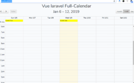 How to implement Fullcalendar in Vue Laravel with dynamic Events