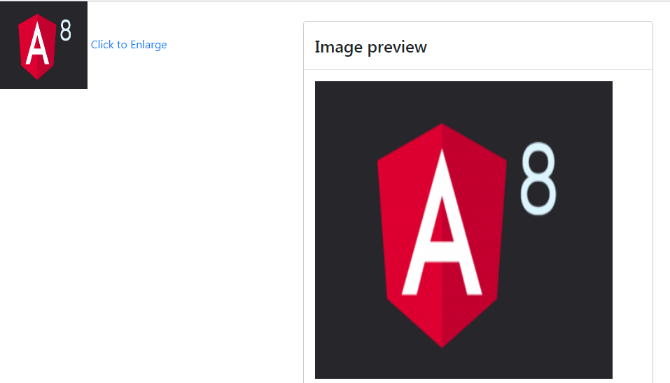 Angular 8 enlarge image in custom bootstrap modal