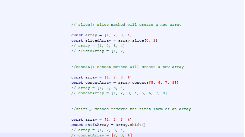 Javascript Array methods cheat sheet part - 2