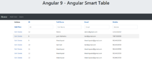 Angular Smart Table