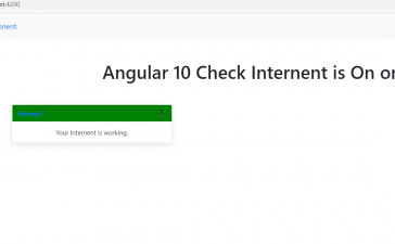 angular 10 check internet connection