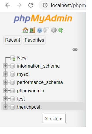 phpmyadmin-database