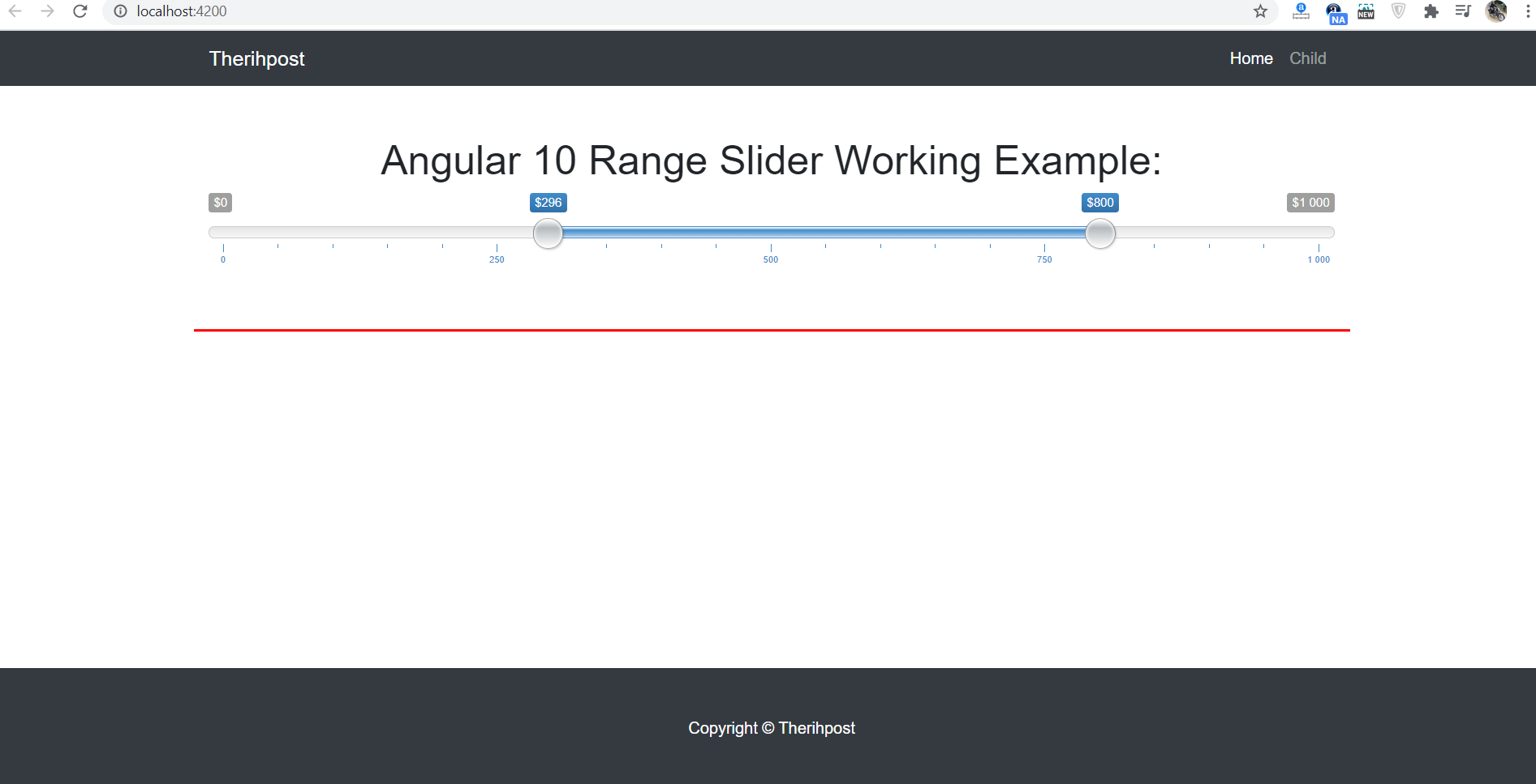 Angular 10 Range Slider Working Tutorial