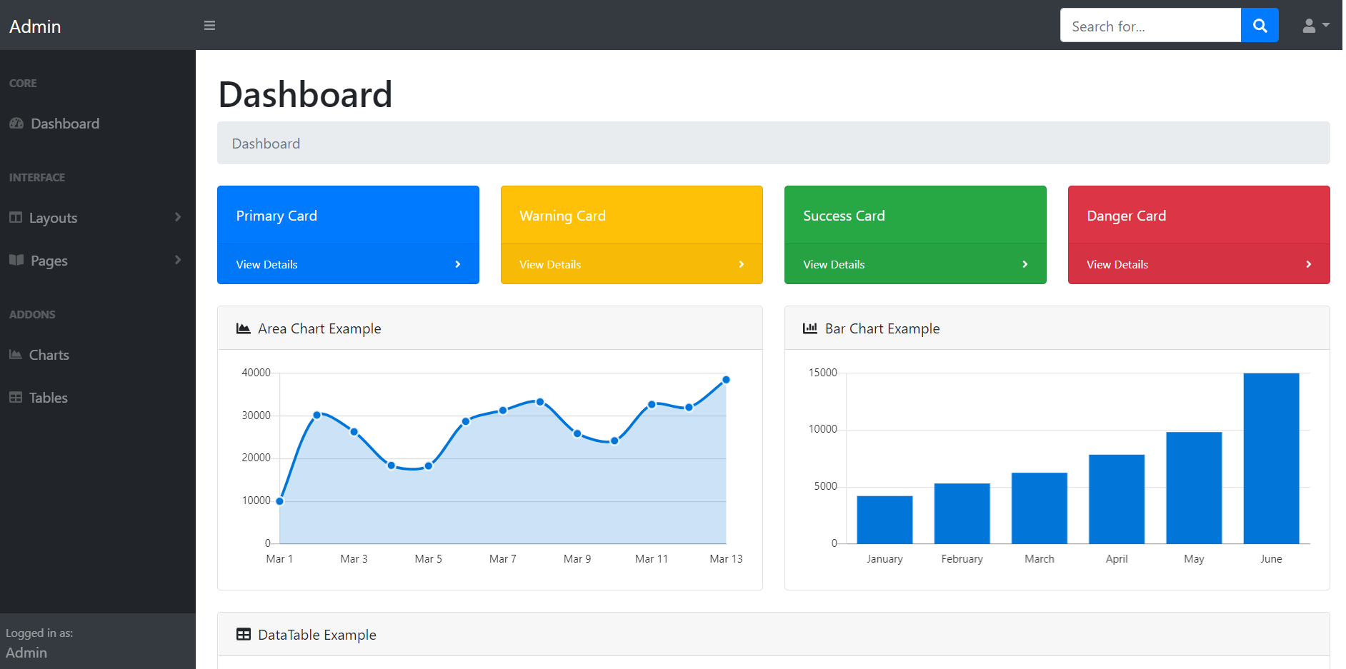 Angular 10 Bootstrap 4 Admin Dashboard Template with Source Code