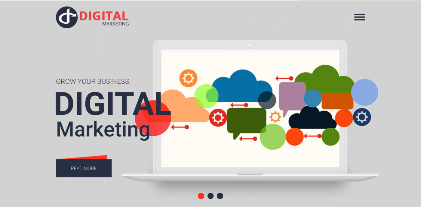 Angular 10 digital marketing responsive template