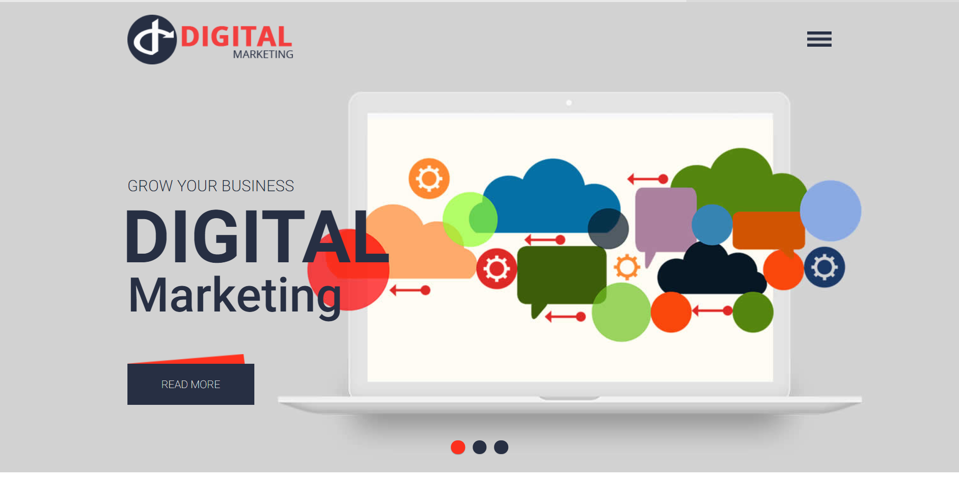 Angular 10 digital marketing responsive template