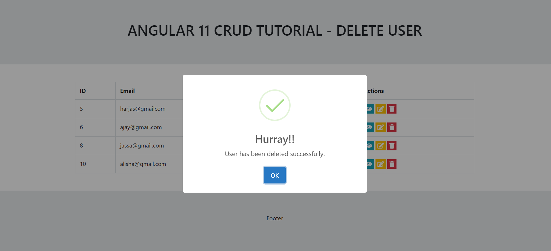 Angular 11 Crud Add Edit Delete Tutorial