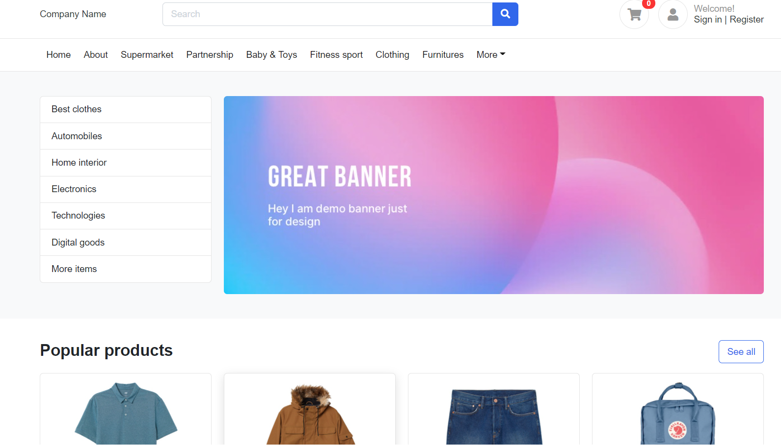 Vue Js Ecommerce Template Free FREE PRINTABLE TEMPLATES