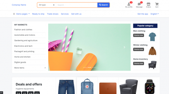 Vuejs - Multipurpose E-Commerce Template Free