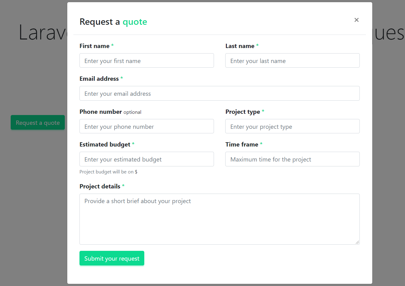 laravel-8-bootstrap-4-modal-popup-request-a-quote-form-therichpost-how