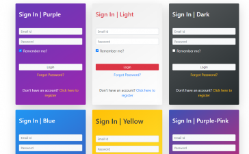 Angular 11 Sign In Form Designs
