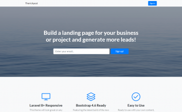 Build Professional Website in Laravel 8.16 Bootstrap 4.6