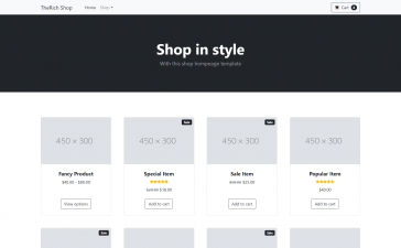Angular 12 Bootstrap 5 Ecommerce Testing Project - Part 1