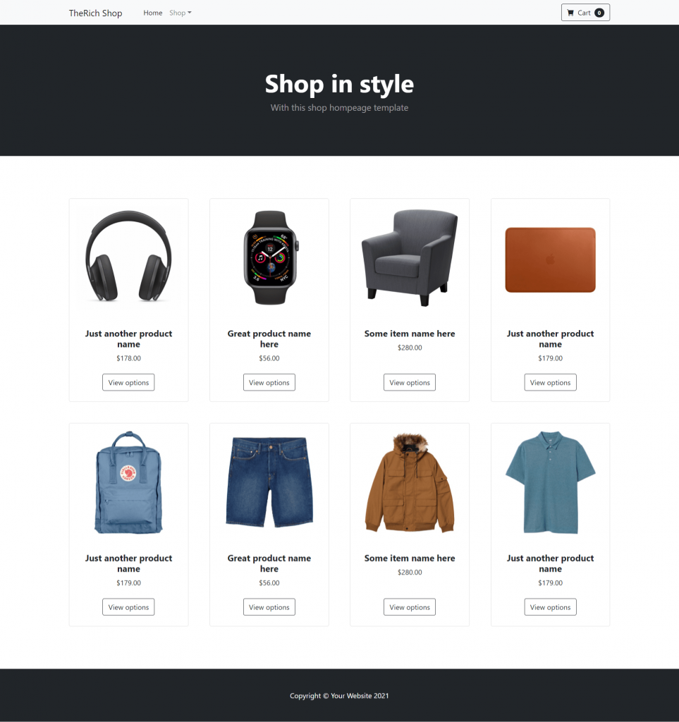 Angular 12 Bootstrap 5 Ecommerce Testing Project - Part 2