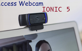 How to access webcam in Ionic 5?