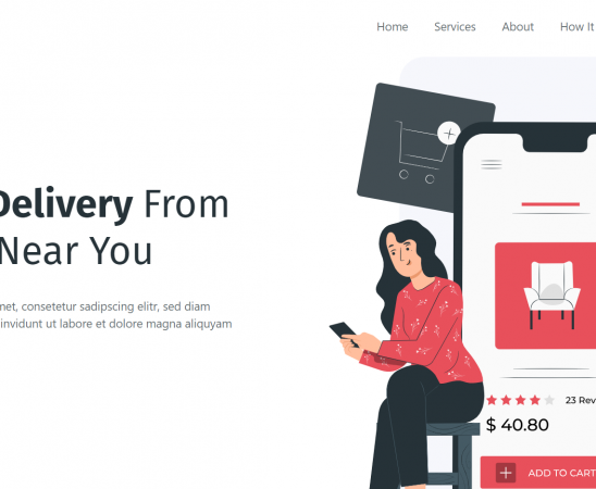 Angular 12 Best Food Delivery App Landing Page Template Free 2021
