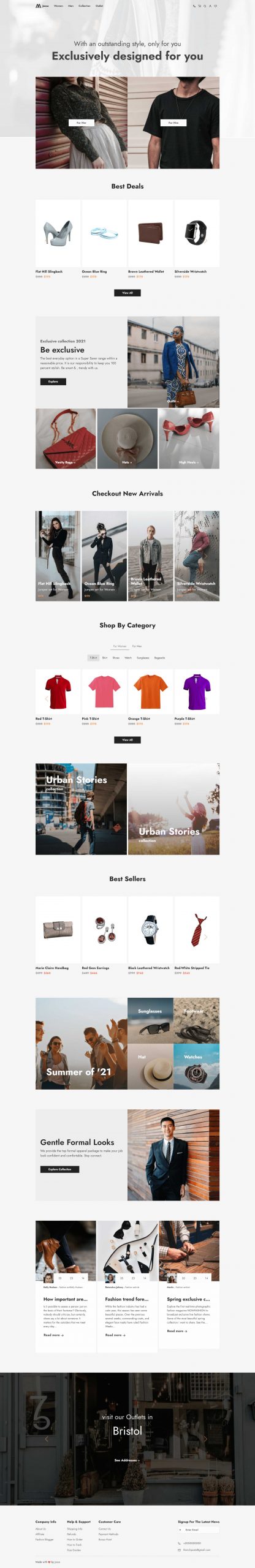 Free Ecommerce Template Made with Html Bootstrap 5 And JavaScript
