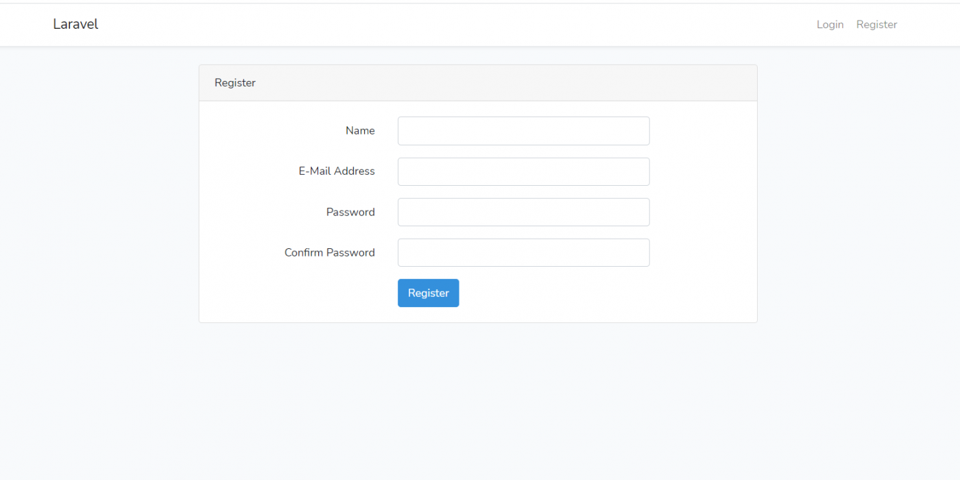 Laravel 8 AUTH Create User Login Register Pages - Part 1