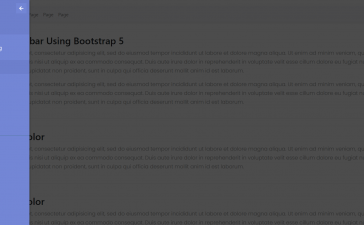 Reactjs Bootstrap 5 Popup Sidebar Template
