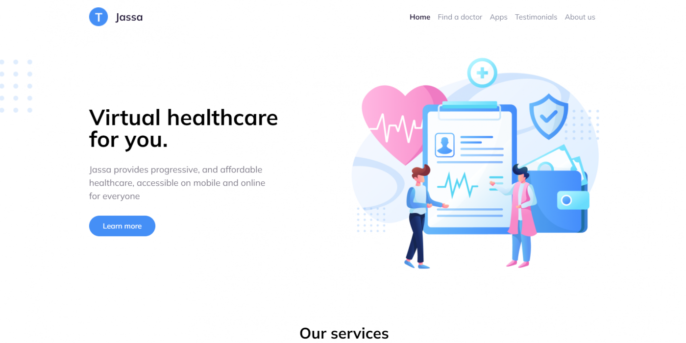 Reactjs 5 Bootstrap 5 Healthcare Template Free