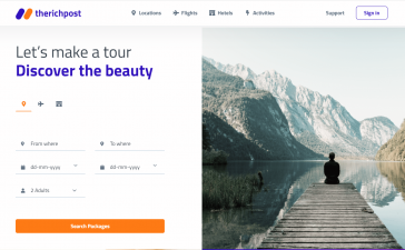 How to make travel website in Vue 3 using Bootstrap 5?