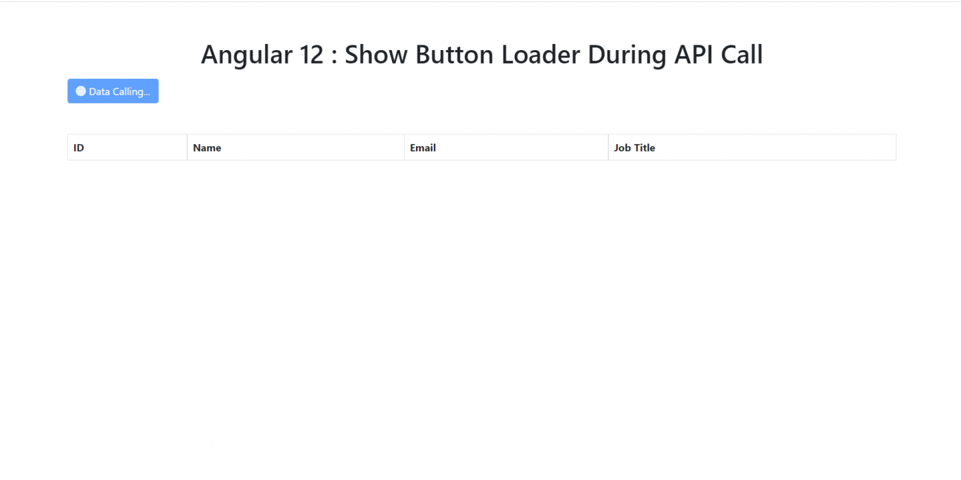 Show Loader on Button During API Call in Angular 12