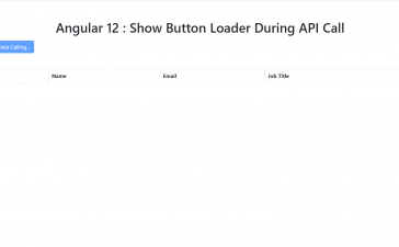 Show Loader on Button During API Call in Angular 12