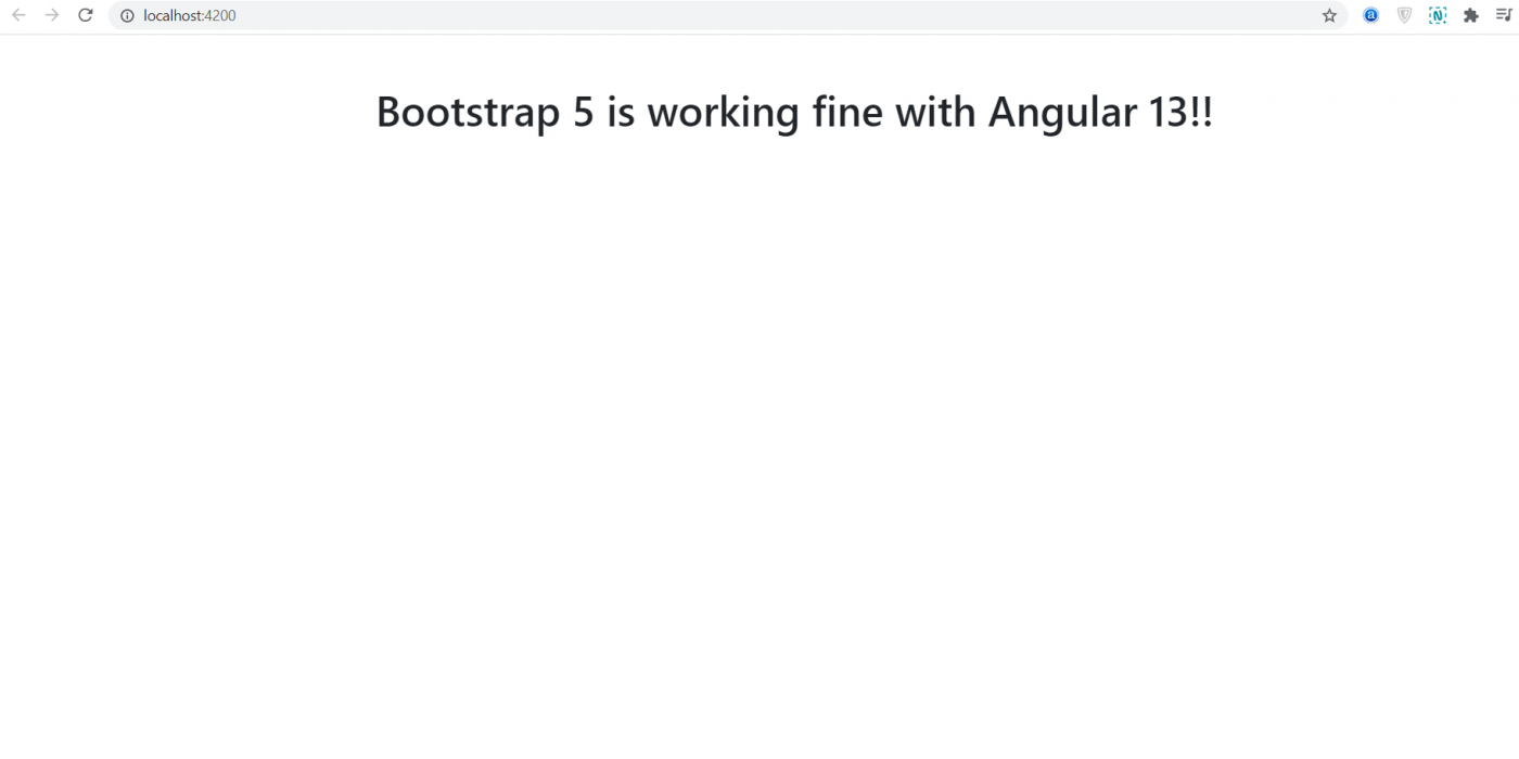 How to add bootstrap 5 in angular 13 application?