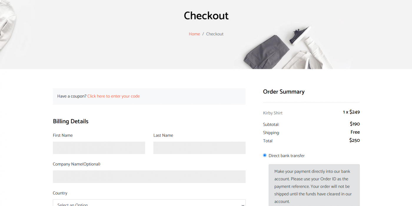 Build Complete Ecommerce Website in Angular 13 - Checkout Page