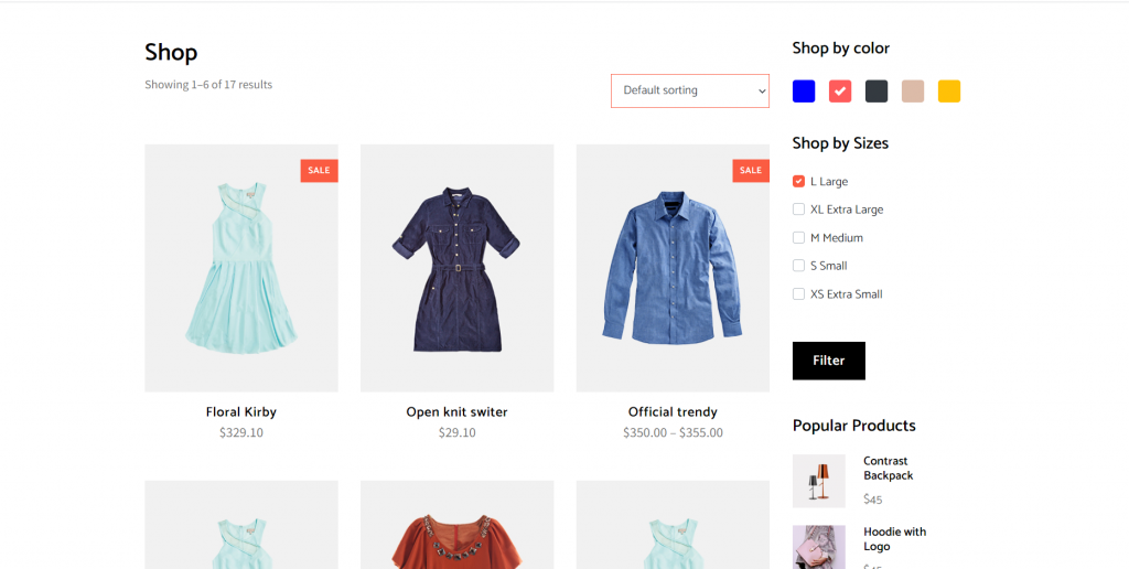 Build Complete Ecommerce Website in Angular 13 - Shop Page