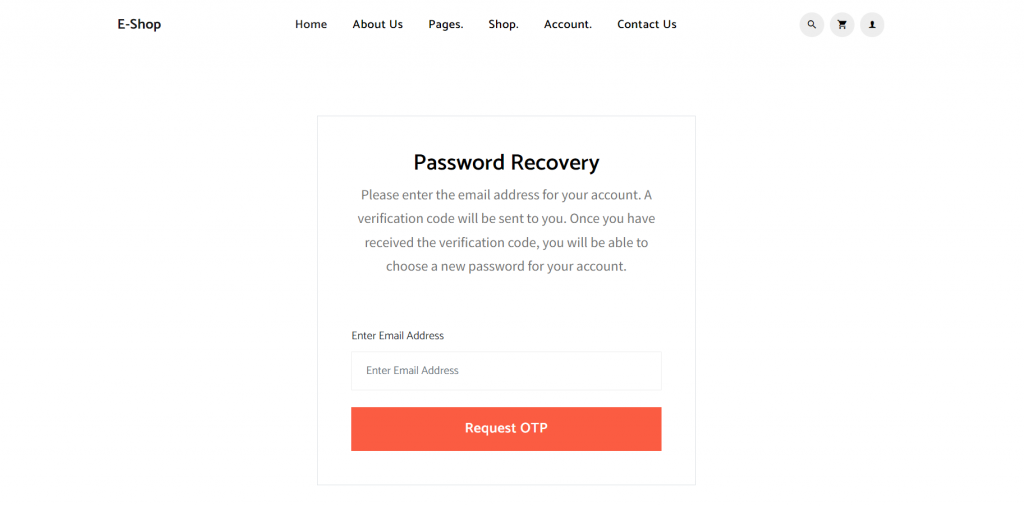 Build Complete Ecommerce Website in Angular 13 - User Forgot Password Page