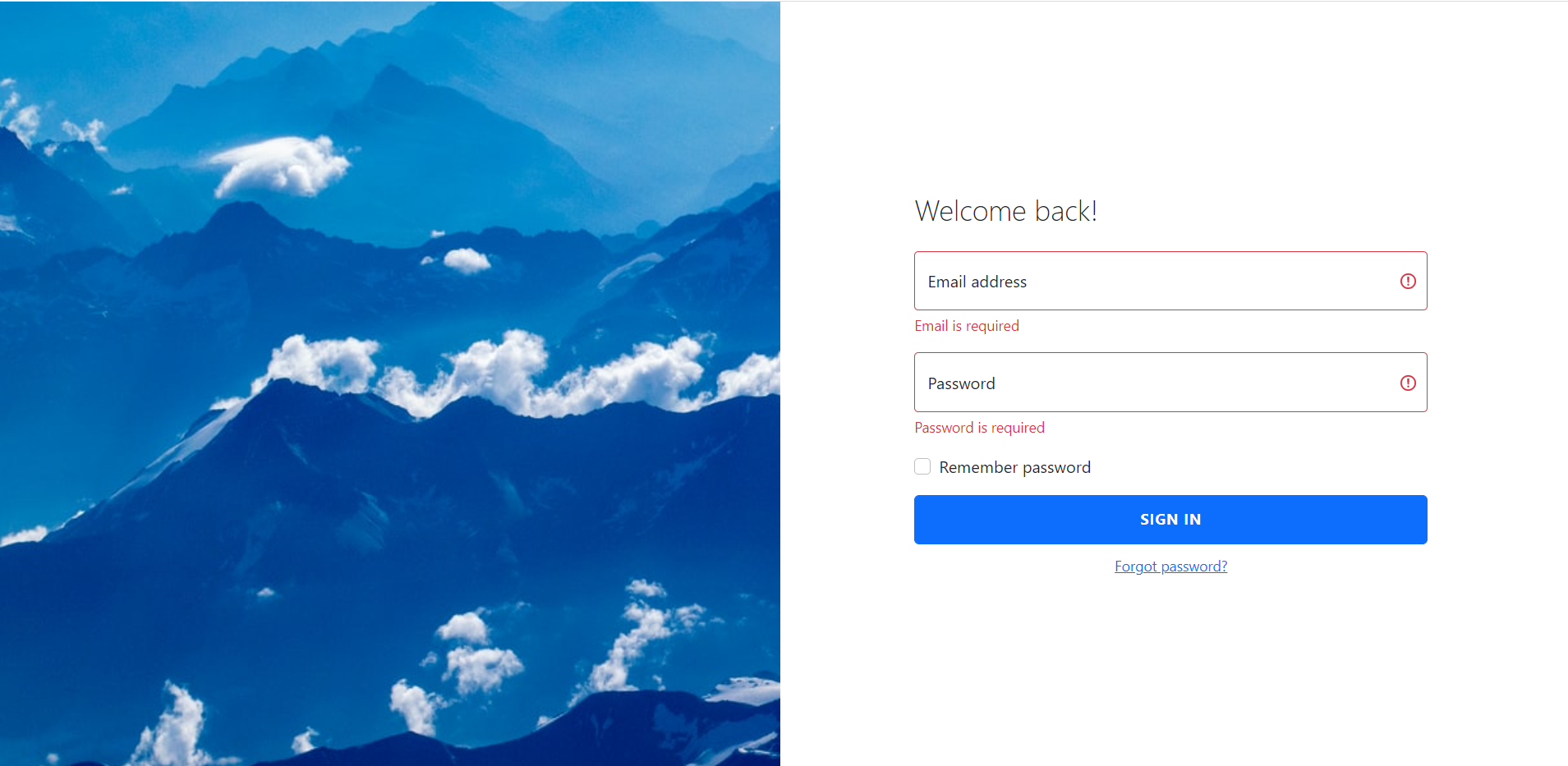 Login Form Example In Angular Login Pages Info