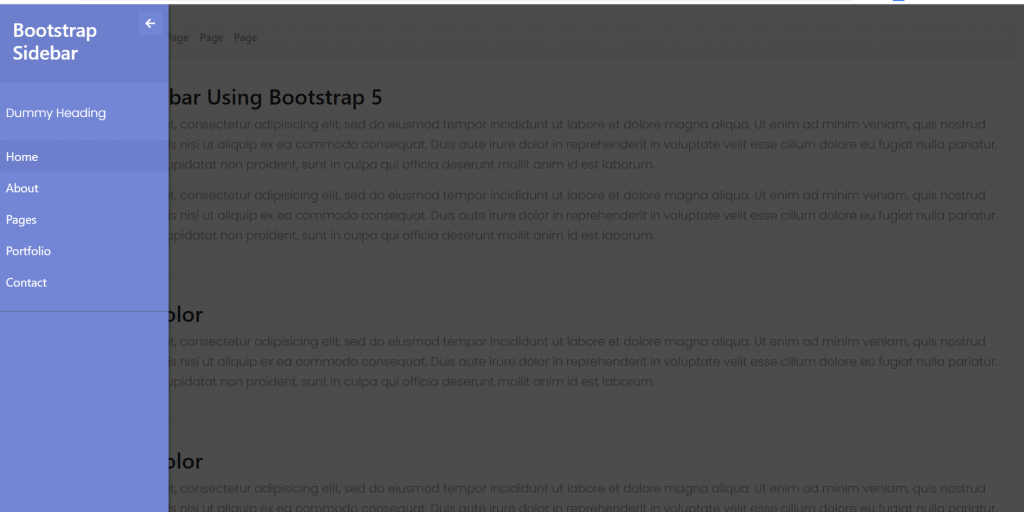 Angular 14 Bootstrap 5 Popup Sidebar Template