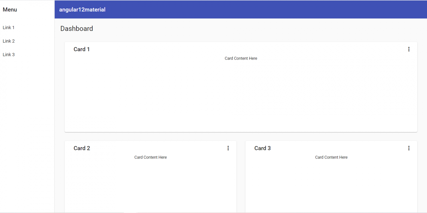 Create Admin Dashboard in Angular 14 with Material Design