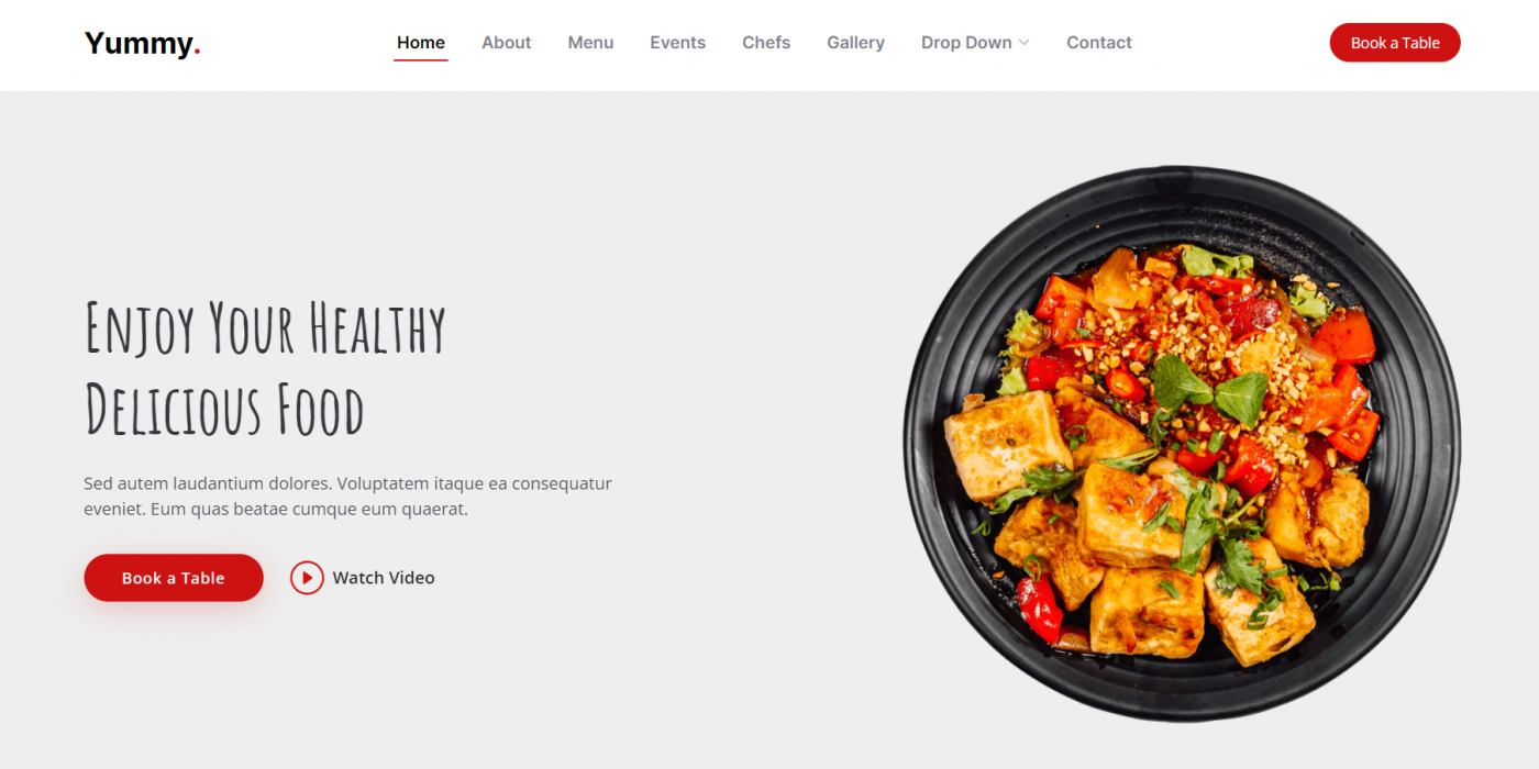 Free Angular Restaurant Websites Templates Download