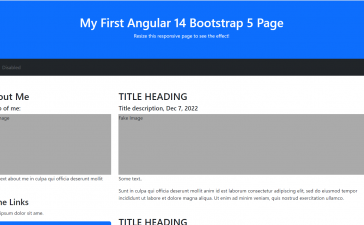 Fastest Trick to convert Bootstrap 5.2.1 html template in angular 14