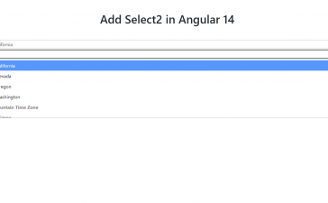 How to use select2 in Angular 14?