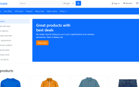 Reactjs Ecommerce Website Template Home Page 2