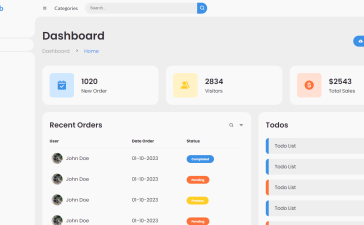 Create your own Admin Dashboard Template with Angular 15 Html CSS
