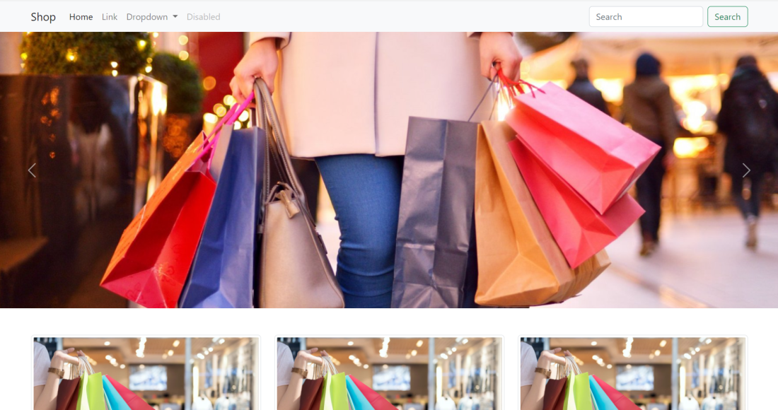 Angular Free Ecommerce Responsive Website Template