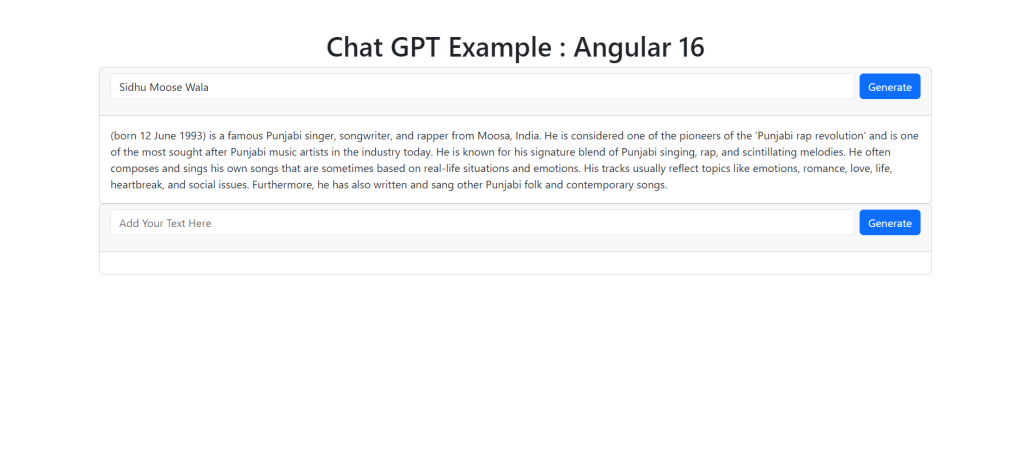 Building AI-Chatbot App With Chat GPT API In Angular 16