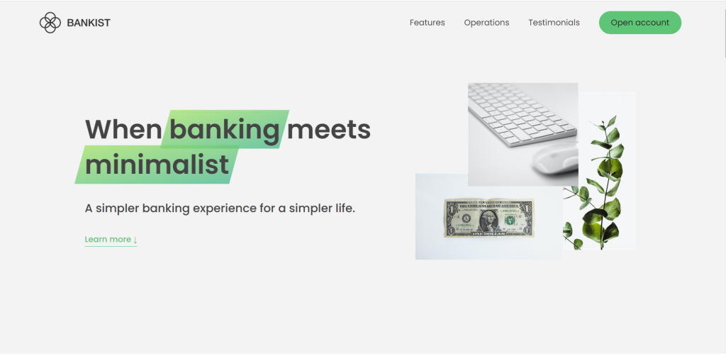 Angular 16 Bank Website Template Free