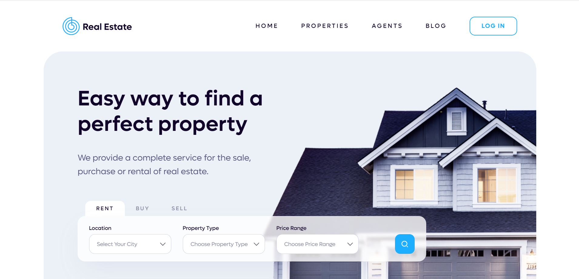 Angular 16 Real Estate Website Template with Source Code