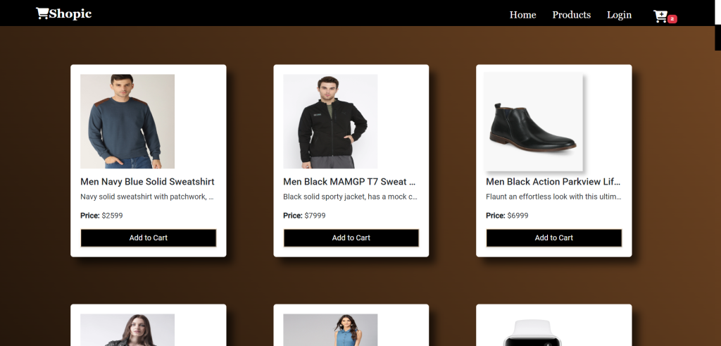 Vue 3 Ecommerce Website Shop Page