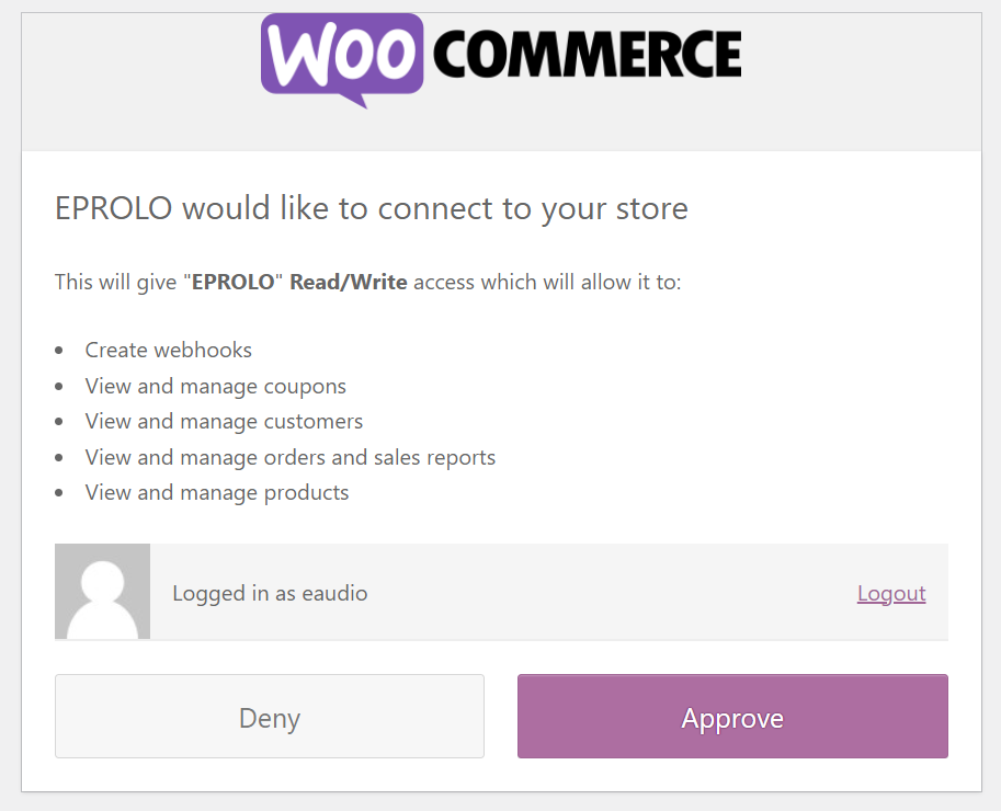 Woocommerce Approve