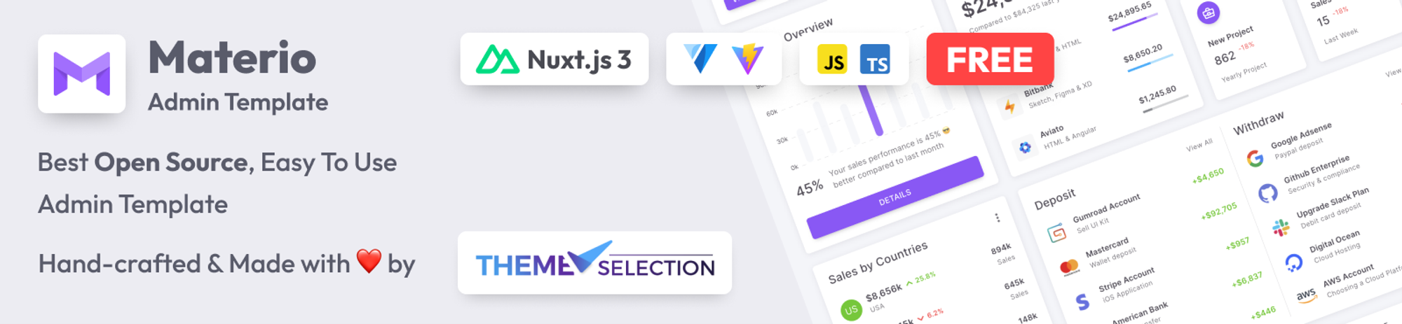 materio bootstrap 5 html admin template
