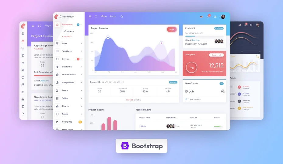 Most Powerful & Comprehensive Free Admin Dashboard PRO – Bootstrap template built for developers