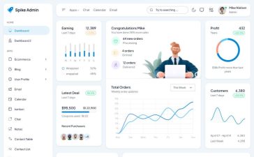Powerful Bootstrap 5 Admin Dashboard Template Free