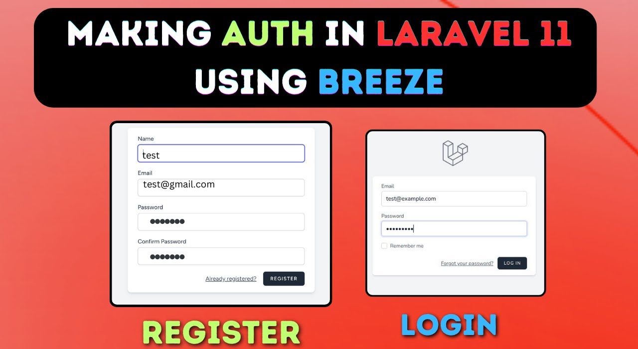Laravel 11 creating a user login and signup system