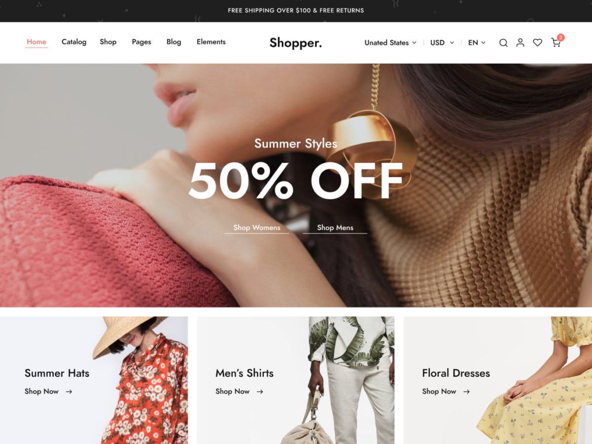 Shopper Vue js 3 – Multipurpose E-Commerce Free Template